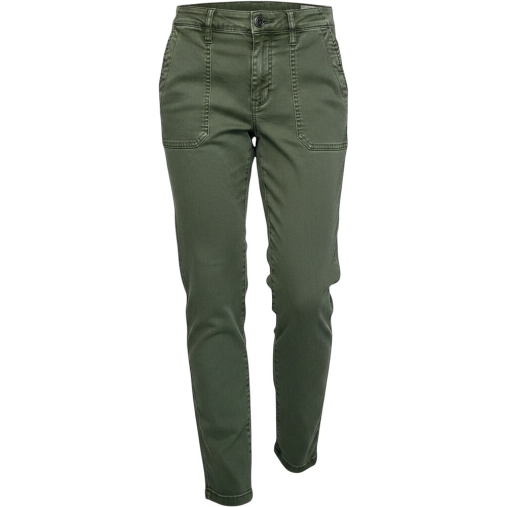 J. Crew Womens Size 27 Olive Green Zip Ankle Utility Pants Mid Rise Skinny Cargo